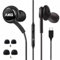 2024 New in-Ear Earbud Stereo Headphones for Samsung Galaxy S24 S23 S22 S21 S20, Note 10, 10+ - Designed by AKG - with Microphone and Volume Remote Type-C Connector-Black
