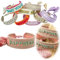 LS-LebenStil Exklusives Statement Armband Quasten besticktes Boho Canvas Webarmband (Happiness Lache Sage Grün)