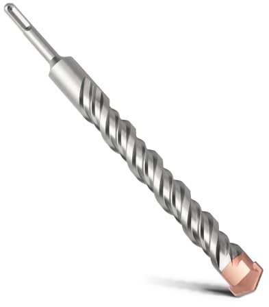 MOXPIFY Foret SDS Plus à double hélice, perceuse à percussion pour béton, pierre, pierre naturelle, 22 x 280 mm