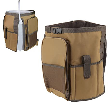 Gsycle Organisateur d'outils de Seau de Jardin, Support de Seau de Grande capacité en Tissu Oxford, Sac à Outils de Seau de Jardinage, Support de Pince de Seau, Sac d'organisation