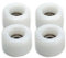 SPITBOARDS Fingerboard Urethane Wheels 60D with Real Ball Bearings Professional CNC Quality - White