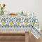 Artoid Mode Zitrone Blumen Sommer Tischdecke 140x220 cm, Saisonnal Frühling Fleckschutz Tischwäsche Küche Dekoration Party Dekor
