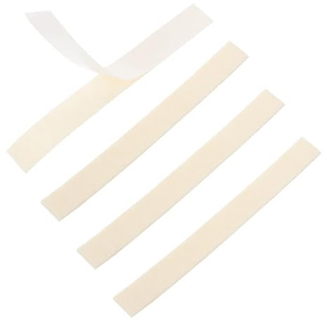 Levemolo 4 Stück Übungsklarinettendämpfer, Flötenklarinetten Schutzfilzstreifen, Filz, Gerader Dämpfer, Klarinettenzubehör, Klarinetten Ersatzfilzstreifen, Klarinetten Übungsfilzstreifen