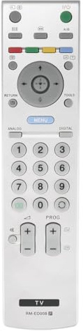 ROLLGAN New RM-ED008 Replacement Remote Control Fit for Sony TV KDL-32S2520E KDL-32P2530 KDL-32U2530 KDL-32S2530 KDL-32S2530E KDL-40W2000 KDL-40S2000 KDL-40S2010 KDL-40S2030 KDL-40S2510 KDL-40U2520