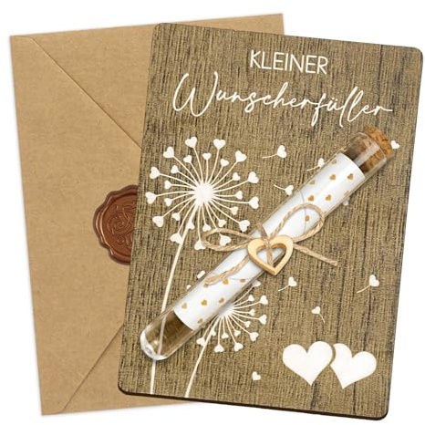 Wunscherfüller Geldgeschenk mit Umschläge, Geldgeschenke Geburtstag | Holz Wunschgutschein Geldgeschenk Verpackung für Geburtstag Hochzeit Einschulung Firmung Reise Weihnachten