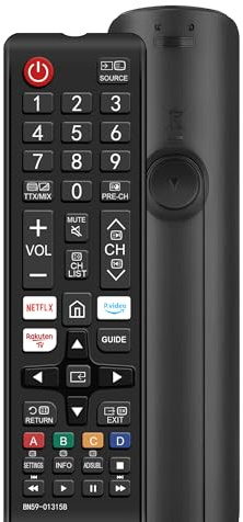 Universal for Samsung Remote Controls for Smart TV Replacement BN59-01315B | Compatible with All Samsung Frame Curved Solar Crystal UHD LED HDTV Neo QLED 3D 4K 8K Smart TV with Teletext Buttons