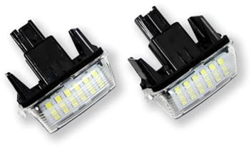 TOWBEBER For Toyota Yaris Camry Highlander Prius C Avalon LIGHT License Number Plate Lights Lamp White Light 12V 6000K