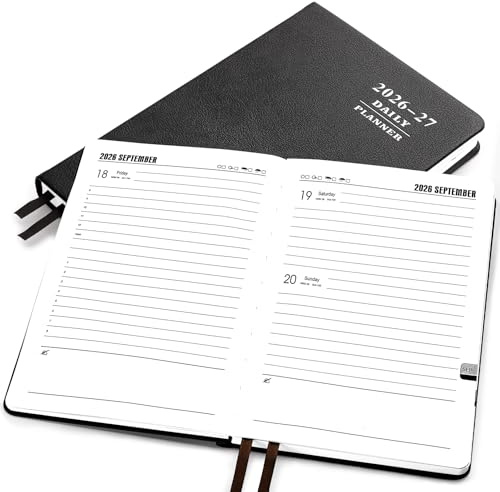 Kalender 2026 2027, Kesote Terminplaner 2026/2027 Notizbuch A5 Planer Familienplaner Terminkalender Juli 26 - Juni 27 Buchkalender Familienkalender 1 Tag 1 Seite