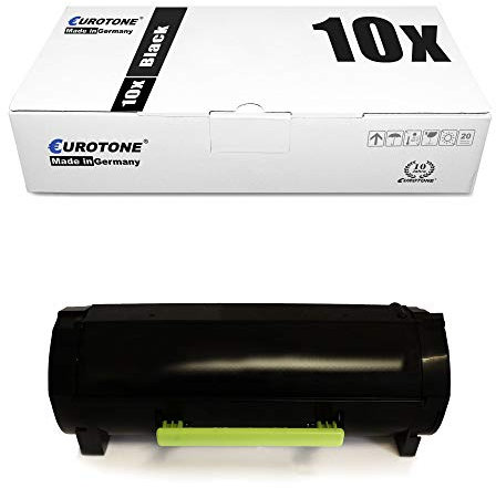 10x Eurotone Toner für kompatibel für Lexmark MX 510 511 611 dhe de dte ersetzt 0060F2X00