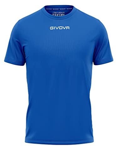 Givova Unisex Hemd Givova Eins T shirts, Blau, S-L EU