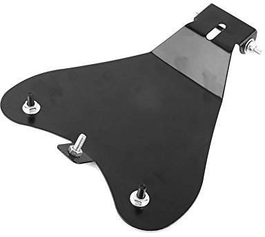 Vvgeby - Asiento de moto, placa base de montaje, de acero inoxidable, para Harley Sportster XL883/1200, de 30 x 26 cm