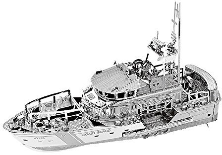 Moutu 3D Metal Puzzle Life Boat Ship Assemble Model Kit DIY 3D Laser Cut Jigsaw Toy C22201