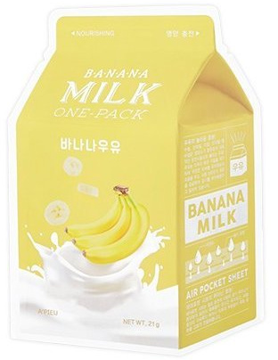 Nourishing Mask APIEU Banana Milk Sheet Mask (Pack of 3)