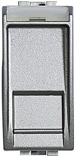 BTicino SNT4279C5ENF Livinglight Netzwerksteckdose Light RJ45, Grau Tech