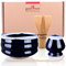 Goodwei Matcha Set komplett mit Matchabesen, Matcha Löffel und Matcha Schale aus Keramik mit Besenhalter im passenden Design | Kunstvoll gefertigte Zeremonieschale Chawan (Kori, 120)