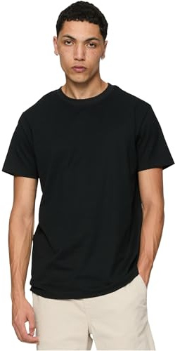 Urban Classics Herren Basic Tee 3-Pack Dreierpack T-Shirt, Mehrfarbig White/Black 02254, Medium (Herstellergröße: M) (3er Pack)