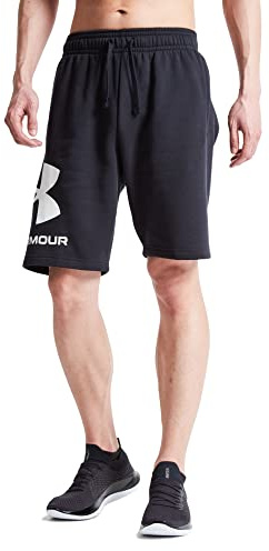 Under Armour Men Rival Fleece Shorts, Sporty and warm running shorts, comfortable loose-fitting gym shorts for men