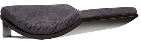 COSY AND DOZY Katzenliege Wand L50 x B41 'Chill' - Wandliege Katze - Katzenbett Wand aus Buchensperrholz - Katzen Wand Liegeplatz - Katzen Wandliege - Belastung bis 20 kg