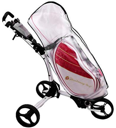 Liukouu Golftaschen-Regenschutzhaube – wasserdichte PVC-Golftaschen-Abdeckung für die meisten Golftaschen, staubdichter Regenschutz, geeignet für Golfliebhaber, transparent