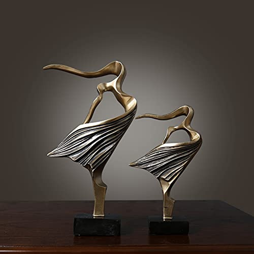 Tauzveok Bronze Skulptur,Paar Statue Und Skulpturen Antik Verzierung Für Möbel Mini Artwork Wohnzimmer Decoration Figuren,Double Dance