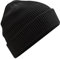 Beechfield B52N Organic Cotton Waffle Beanie - Black