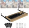 Sliding Keyboard Tray Is Suitable For Office/home/school, Keyboard Slider Under Ergonomic Desk, Computer Keyboard Arm Tray, 24cm Pull-out Posture Improvement Wood ( Color : Teak , Size : 54x27cm )