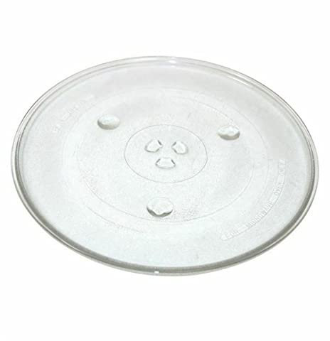 Ex-Pro Strong Durable Universal Microwave Turntable Glass Plate with 6 Fixers, 318mm