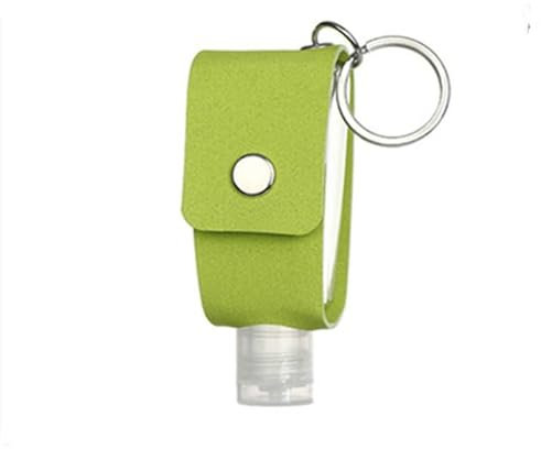 1 STÜCK 30 ML Händedesinfektionsmittel Schutzhülle Ledertasche Schlüsselbund Desinfektionsmittel Gesundheit Quaste Anhänger Nachfüllbare Flaschenbehälter-14