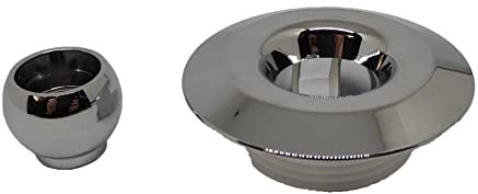 Generico Ersatz-Düse mit Düse Chrom für Badewanne Grandform INJ940/20