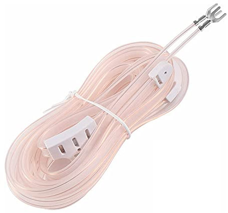 DollaTek Antena dipolo interior en forma de T transparente, antena plana de radio FM con cable de extensión de 1,5 m para una recepción estéreo FM mejorada