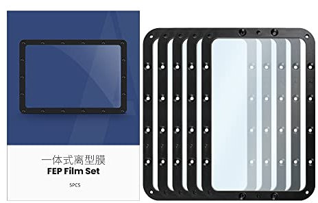 ANYCUBIC 6,6 Zoll FEP Release Film 5PCS 3D Drucker Zubehör Ersatzteile für Photon Mono 2/Photon Mono 4/Photon Mono 4 Ultra Resin 3D Drucker (unterstützt kein Hochgeschwindigkeitsdrucken)