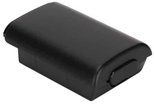360 Wireless Controller Battery Pack Cover Shell Custodia ABS Bianco Sostituzione Resistente All'usura (Nero)