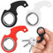 3 Stück Schlüsselanhänger Spinner Fidget Ring Spielzeug, Schlüsselanhänger Spinner, Schlüssel Spinner, Spinning Schlüsselanhänger, Fidget Ring Spielzeug, Key Flipping Toy für Kinder und Erwachsene
