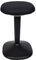 Viasit Younit ergonomischer Hocker, Stehhocker, Stehsitz, Arbeitshocker, Stehsitzhilfe, Sitzhocker für Homeoffice und Büro - Höhenverstellbar (schwarz, Gestell schwarz)