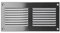 Steinberg14 Griglia di Ventilazione Rettangolare 200x100 mm - Griglie di Aerazione in Metallo Acciaio Inox - Serranda di Scarico dell'aria con Zanzariera - Bocchetta Interna a Parete e a Soffitto