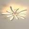 Comely LED Deckenleuchte, 50W LED Deckenlampe, 3000K Warmes Licht Flush Mount Acryl Moderne Beleuchtung mit Fernbedienung für Wohnzimmer Schlafzimmer, 70cm