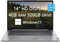 Lenovo Ideapad 1 Ordinateur portable HD 14 pour étudiant et entreprise, processeur Intel Celeron N4020, 4 Go de RAM, 320 Go (64 Go SSD + carte 256 Go), Bluetooth, USB-C, charge rapide, webcam,