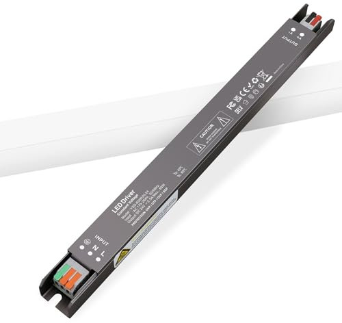 YAYZA! Trasformatore LED 24V 60W, Trasformatore LED 60W AC 230V A DC 24V, Alimentatore LED Corrente Continua, Driver LED A Bassa Tensione, Driver LED A Tensione Costante Per CCTV LED