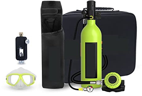 MEIVIYA Combinaison De Plongée 1L Bouteille De Plongée Combinaison Respiratoire sous-Marine(Groen)