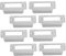 ANDRESLAD Door Lock Security Plate 8pcs Upvc Door Strike Plate Security Device Reinforcement