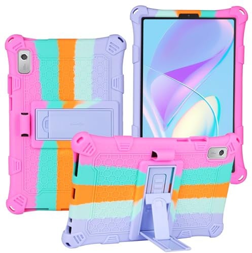 BENTOBEN for Lenovo Tab M9 9 inch Tablet Case with Stand for Kids, Slim Lightweight Soft Silicone Heavy Duty Shockproof Rugged Full Body Protective Tablet Case for Lenovo M9 2023 TB310FU (Pink)