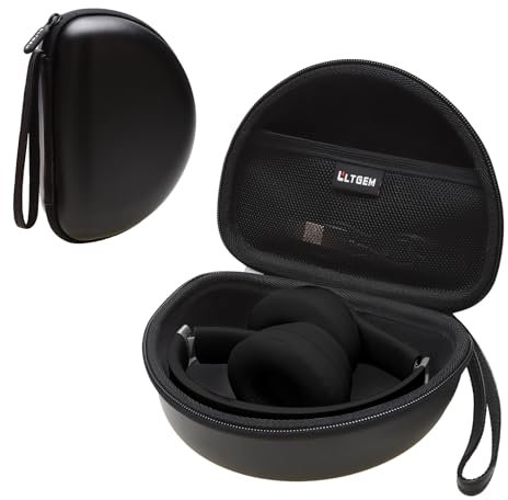LTGME Headphones Case Compatible with Beats Solo 4 / for Beats Studio Pro/for Beats Solo3 / for Beats Studio3 / for Beats Solo Pro Bluetooth On-Ear Headphones (Black)