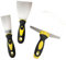 Spachtel Set, 3 Stück Edelstahl Malerspachtel Set, Putty Messer Spachtel Set, Edelstahl Flächenspachtel mit Kunststoffgriff, Gipser Spachtel für Tapeten, Trockenbau und Gips Schaben