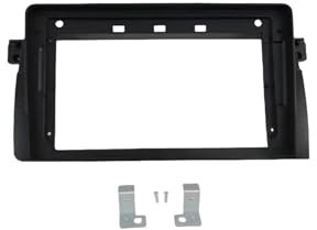 Radioblende-Rahmen Für B&MW 3er E46 M3 1998-2005 9 Zoll Autorahmen Blendenadapter Radio Armaturenbrett Einbauset Stereo-Panel-Dash