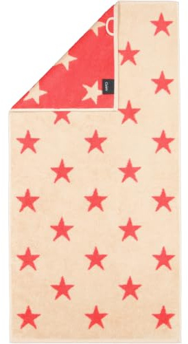 Cawö Handtücher New Stars Sterne groß 6260 beige/pink - 32