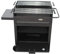 Barbecue a Legna XXL GMR Trading - BBQ a Carbone da Esterno con Forno Pizza Integrato, Griglia Ampia 71,5x26cm, 2 Ripiani Laterali, Struttura Solida, Design Nero Made in Italy
