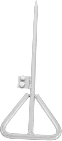 NUOBESTY Erdungsstift Erdungszugang elektrischer Stab Erdungspfahl elektrische Erdungsschienen Elektrozaun-Erdungsstab Outdoor -Elektrostange Generator-Erdungsset Erdungsrohr Eisen Silver