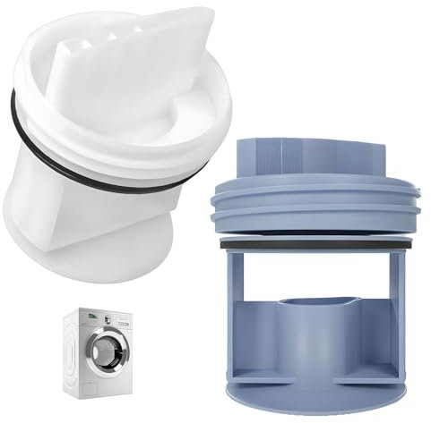 KAIYAYA 2 filtri per lanugine di ricambio compatibili con filtro a lanugine Bosch Siemens Constructa Neff, filtro a lanugine per lavatrice lavasciuga 00647920 647920 00605010 605010 00602008