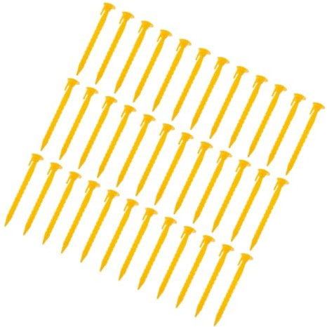 INOOMP 36piezas Estacas De Suelo Resistentes Clavos para Carpas Toldos y Jardinería Fácil Instalación