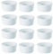 Porcelain Fluted Ramekin Bowls, 8cm/4oz, Set of 12, White
